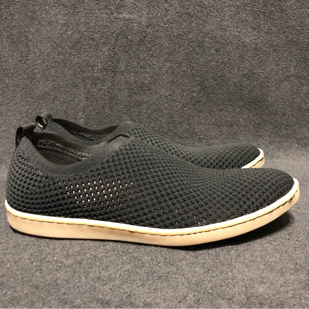 Born Concept Antero Women's Size 6.5M Black Knit Fabric Slip On Comfort Shoes